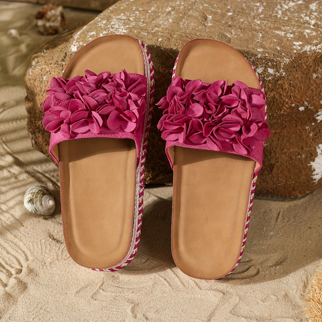 Rosé Palm Slides