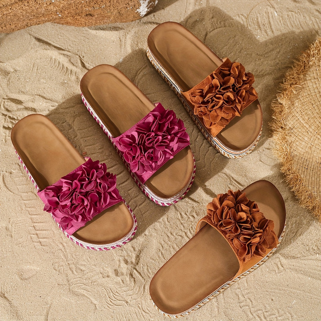 Rosé Palm Slides