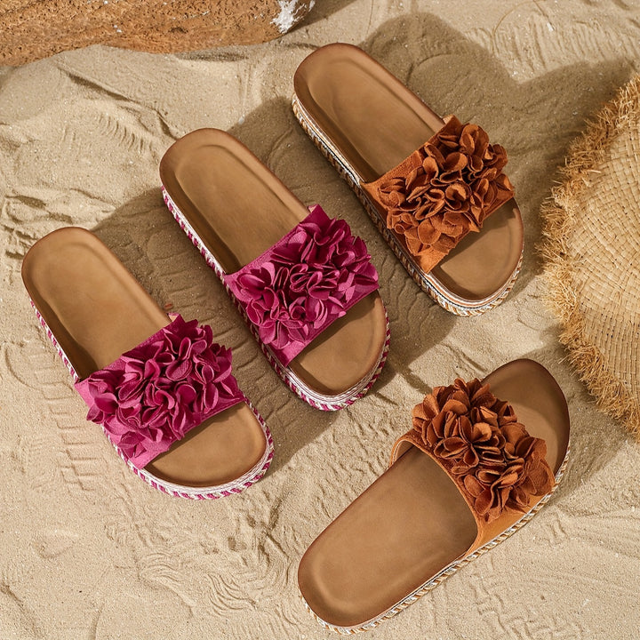 Rosé Palm Slides