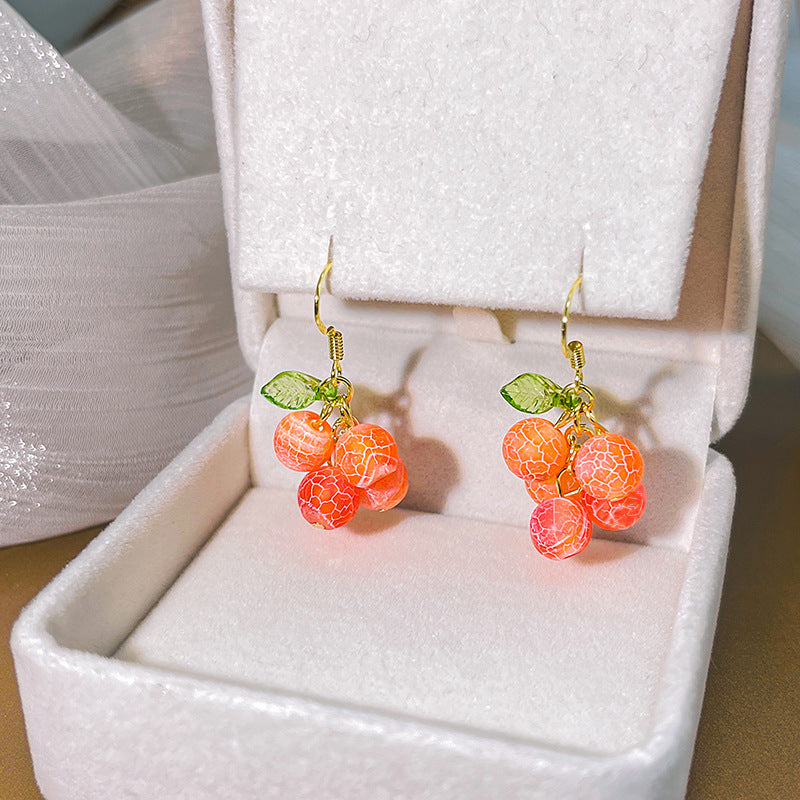 Golden Muscat Drop Earrings