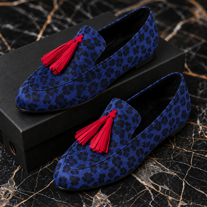 Nola Leopard Tassel Loafers