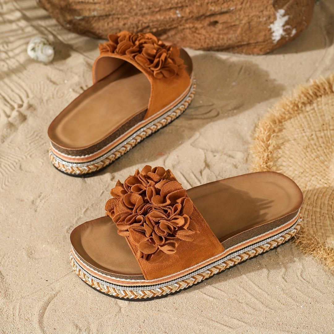 Rosé Palm Slides