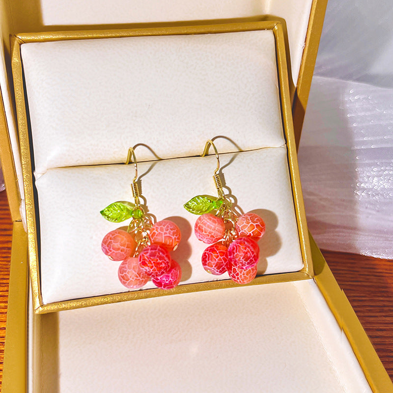 Golden Muscat Drop Earrings