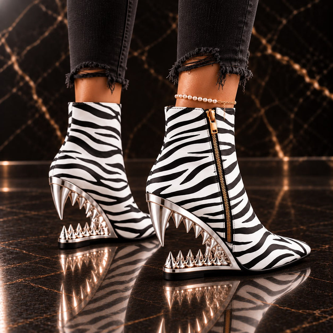 Soho Fang Heel Boots