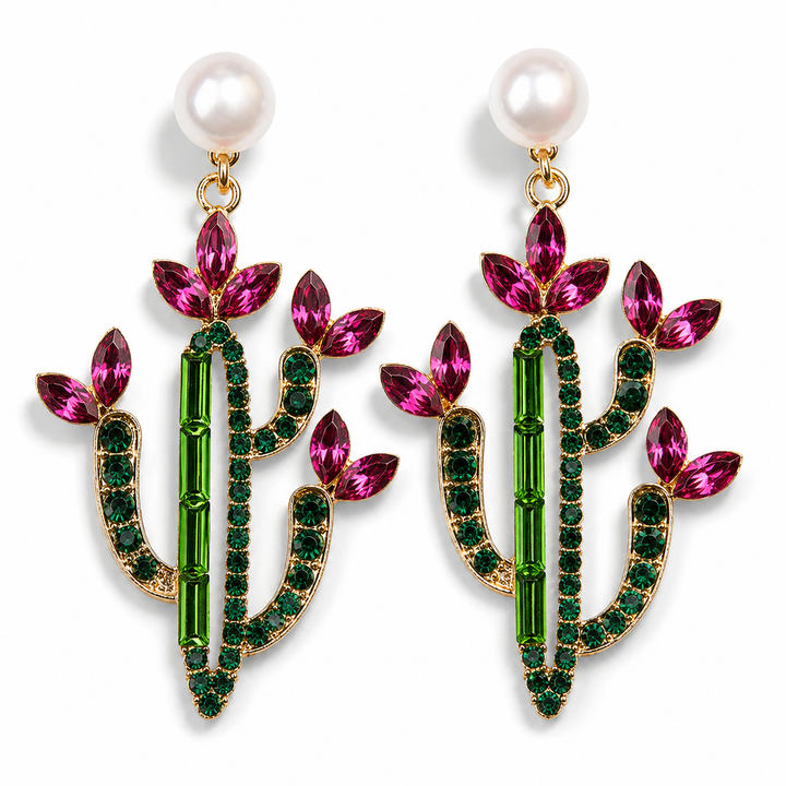 Eastwood Pearl Cactus Earrings