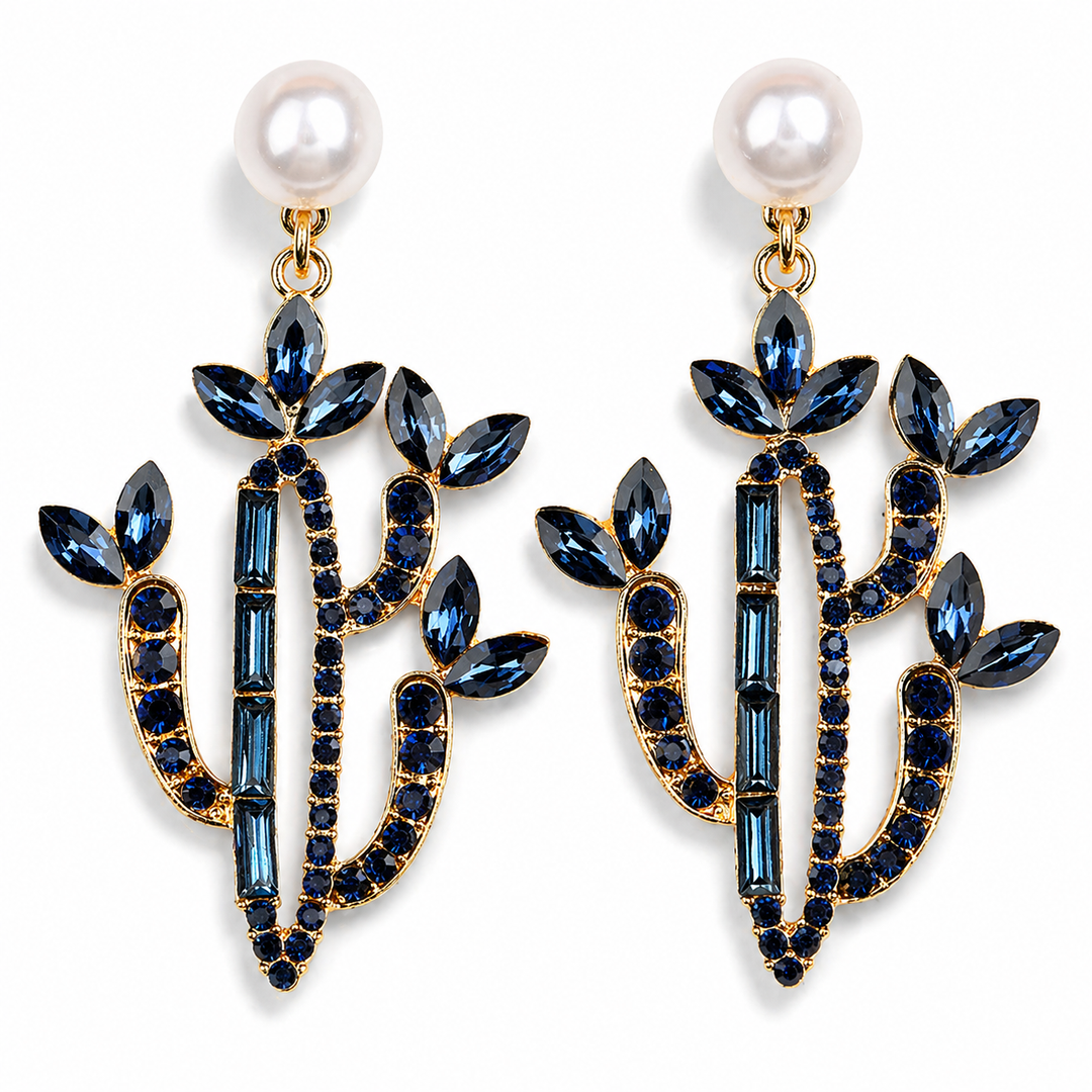 Eastwood Pearl Cactus Earrings
