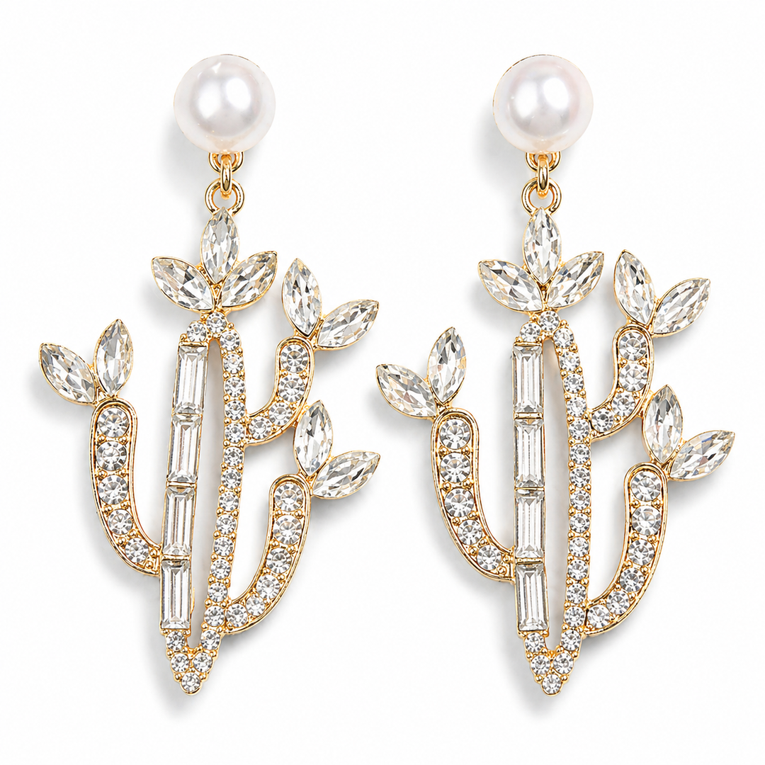 Eastwood Pearl Cactus Earrings