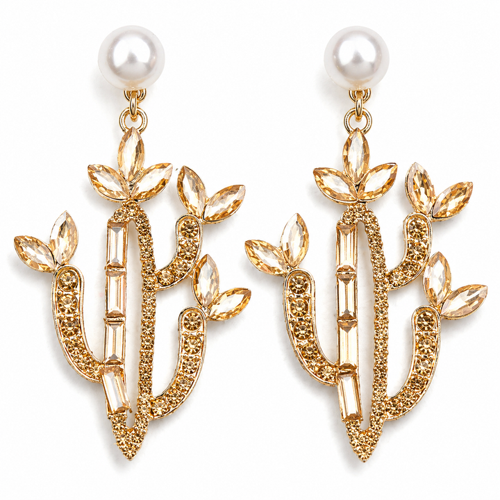 Eastwood Pearl Cactus Earrings