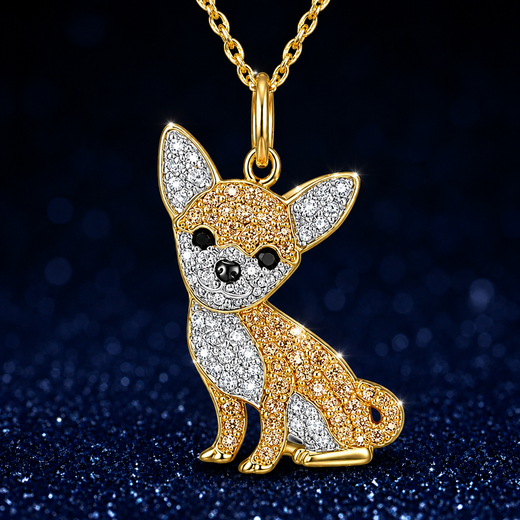 Coco Chihuahua Necklace