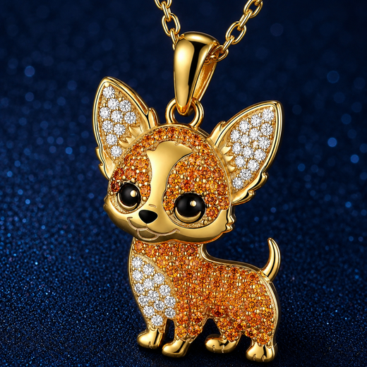Paco Chihuahua Necklace