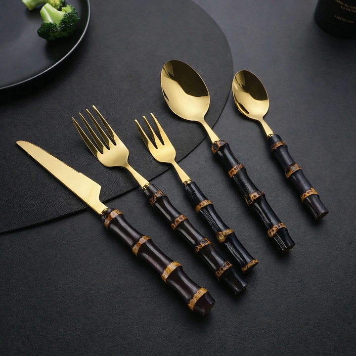 Monaco Bamboo Flatware (5-Piece Set)