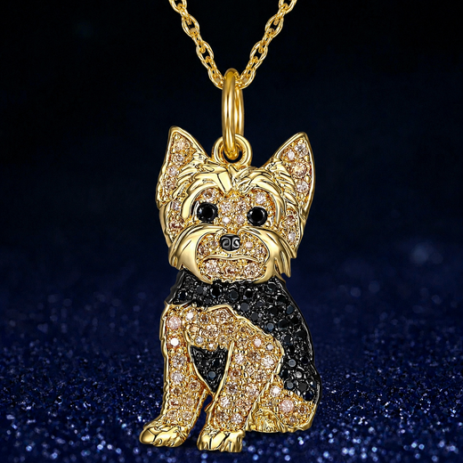 Archie Yorkie Necklace