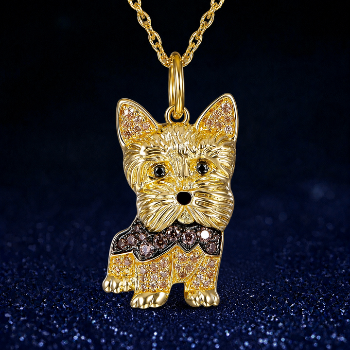Archie Yorkie Necklace