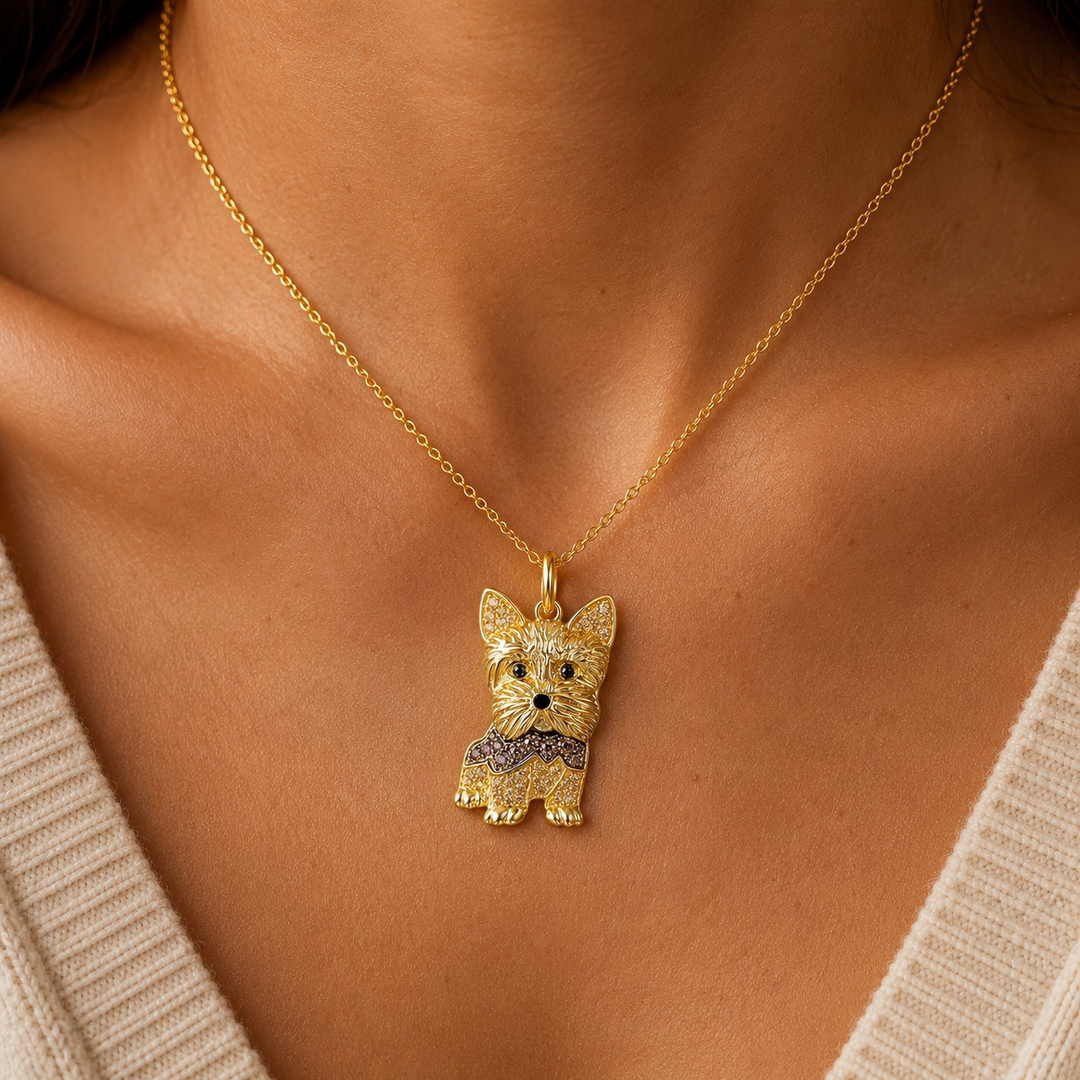 Archie Yorkie Necklace