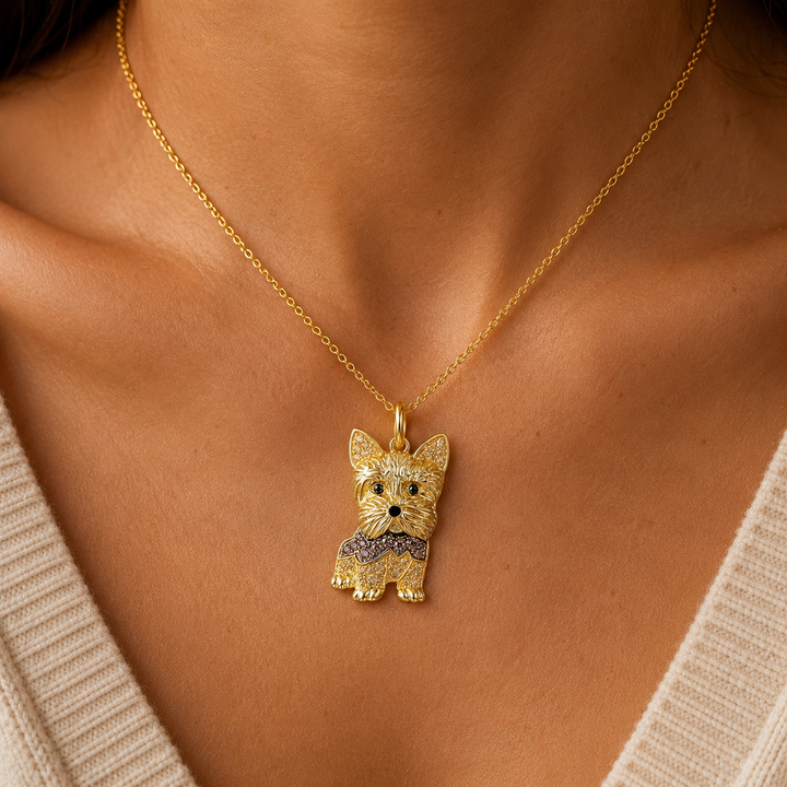 Archie Yorkie Necklace