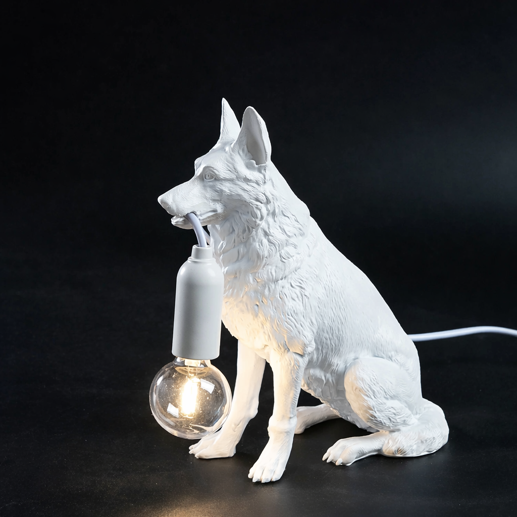 Lumera's German Shepherd Lamp
