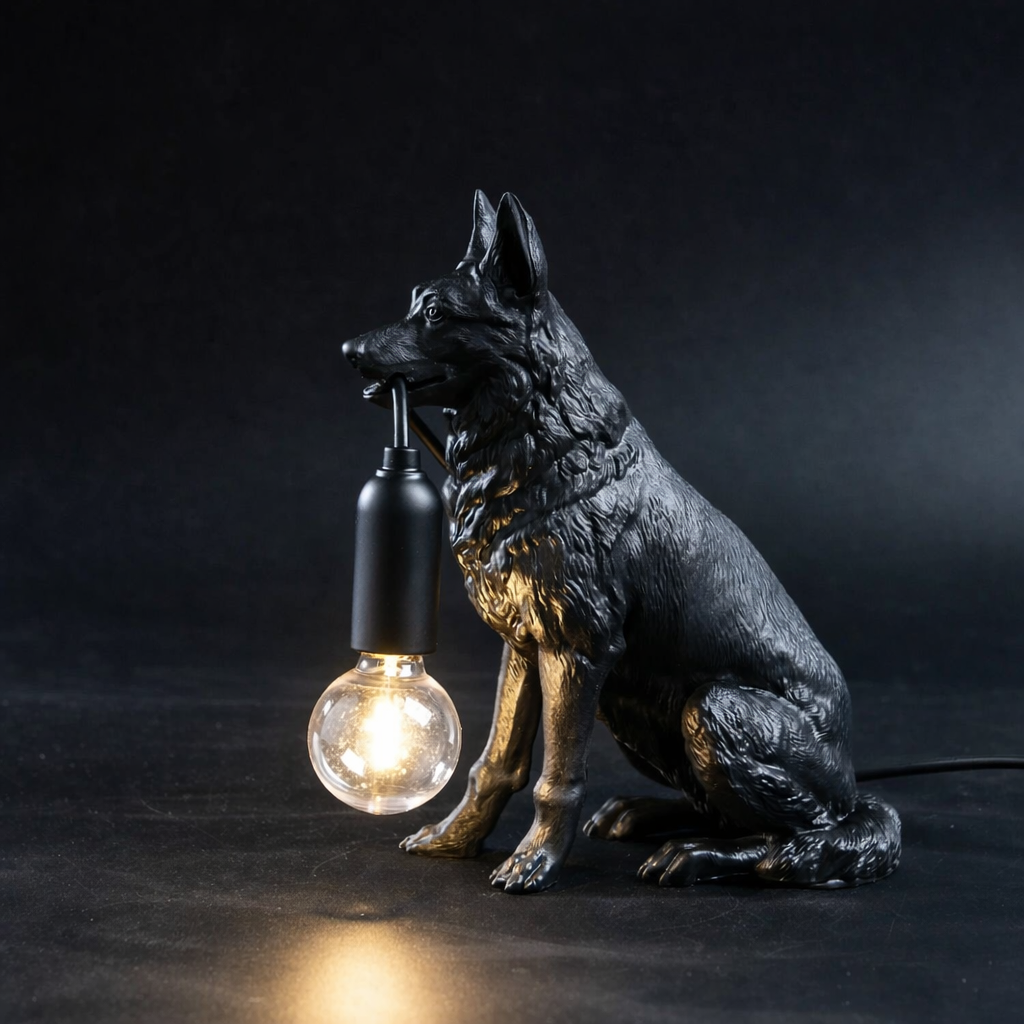 Lumera's German Shepherd Lamp