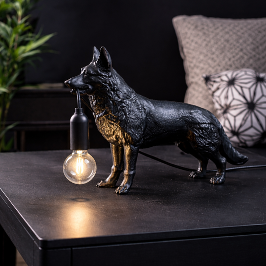 Lumera's German Shepherd Lamp