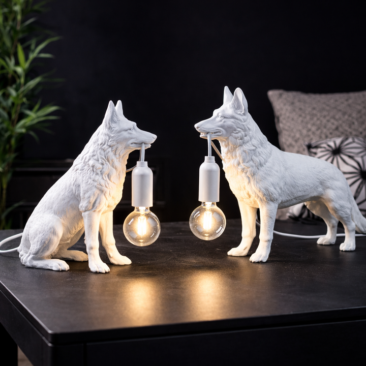 Lumera's German Shepherd Lamp
