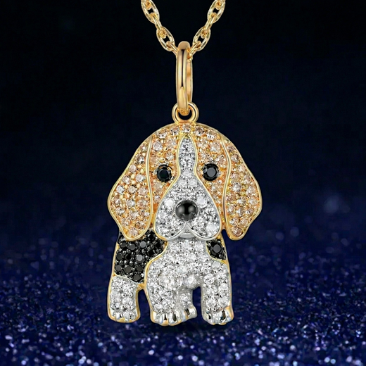 Baylor Beagle Necklace