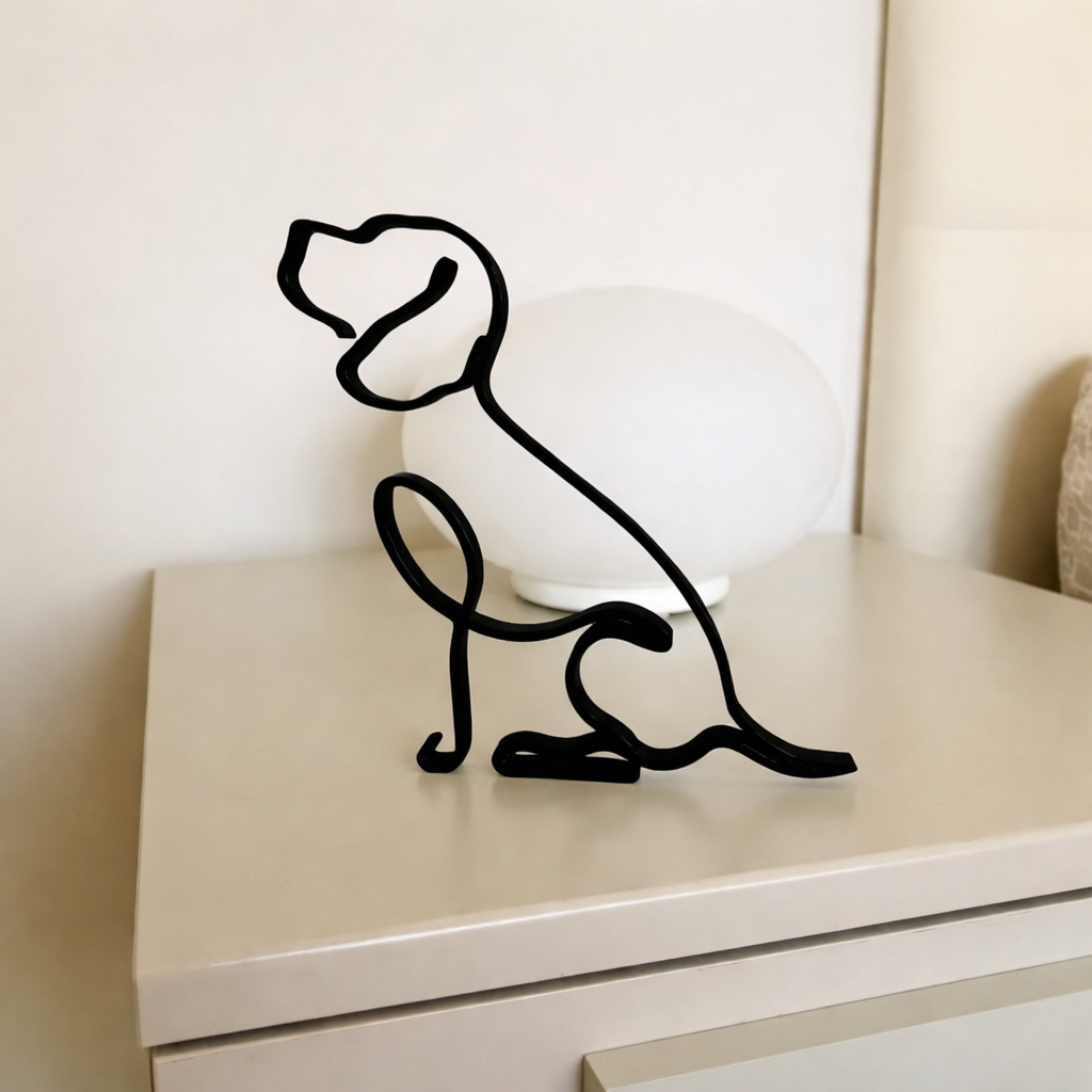 Beagle Line Sculpture