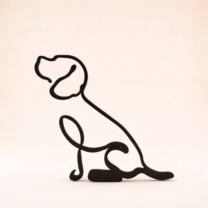 Beagle Line Sculpture