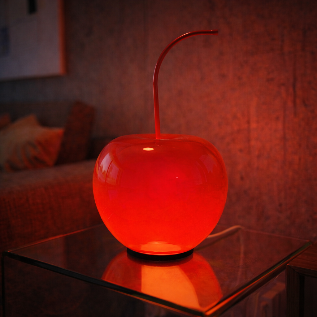 Carson Cherry Glass Lamp