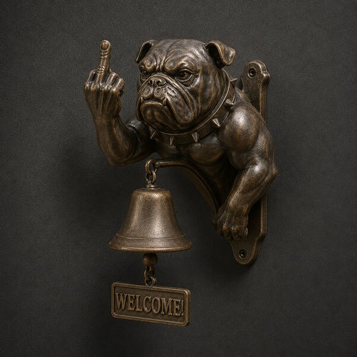 Bulldog Welcome Bell