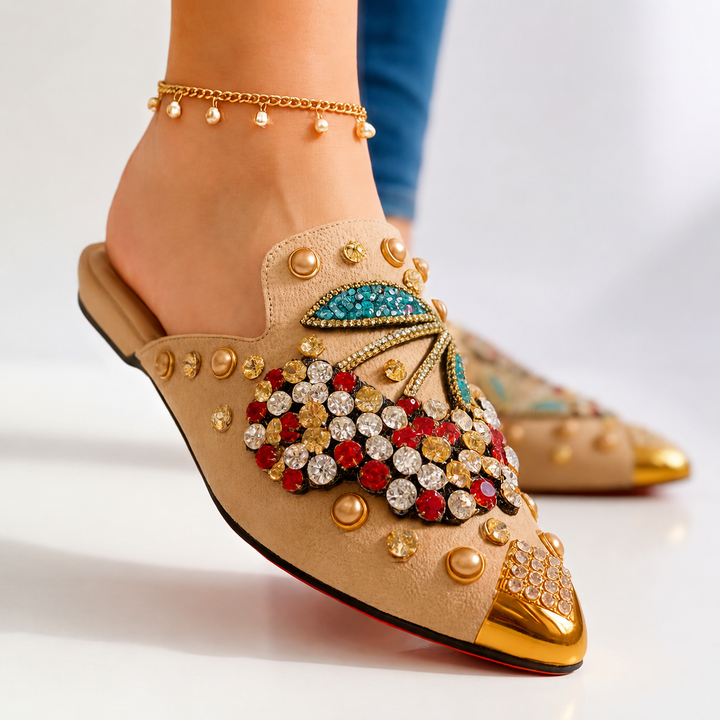Harper Lane Cherry Mules