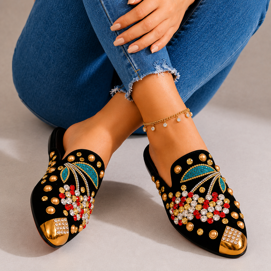 Harper Lane Cherry Mules