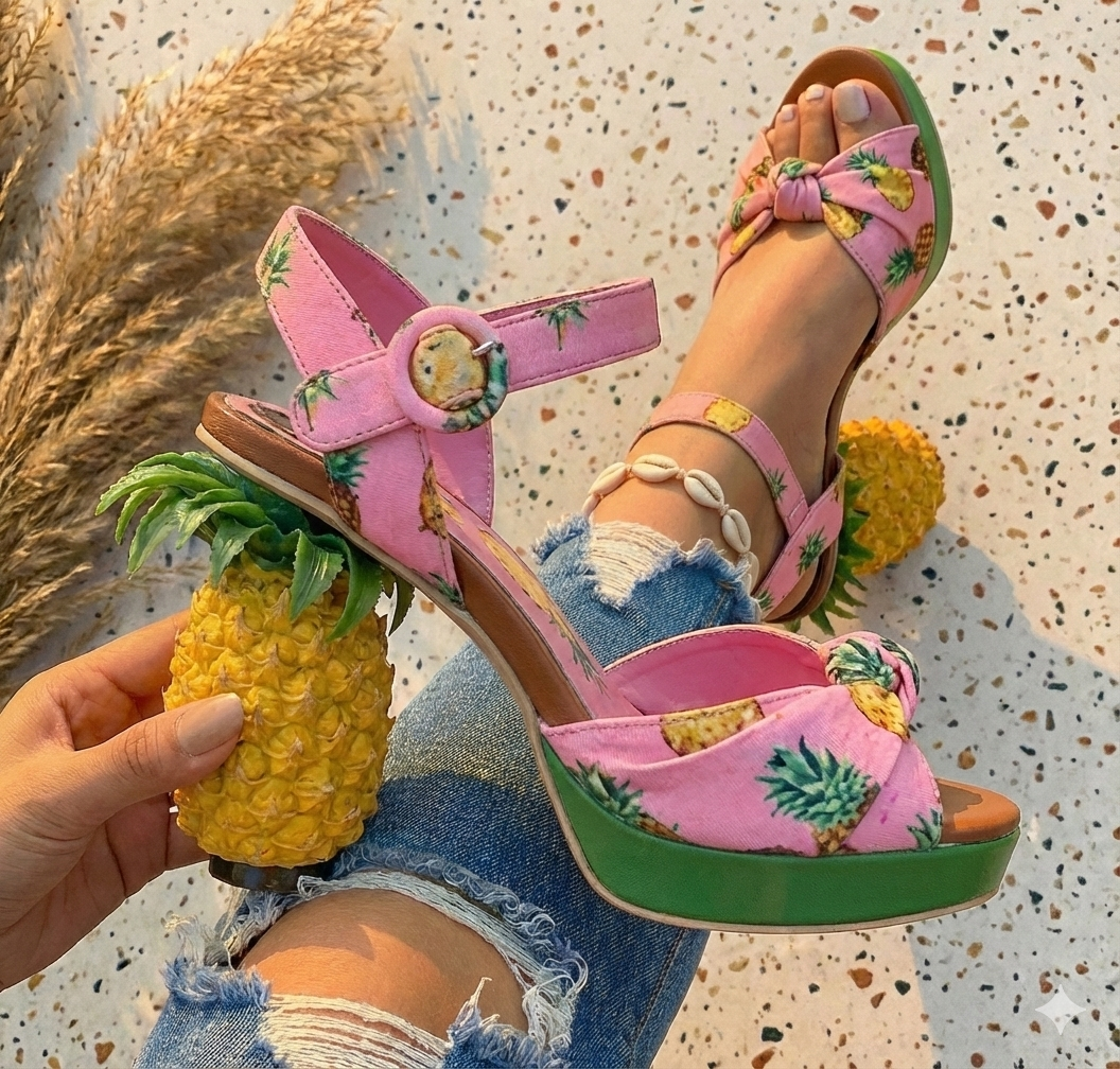 Harper Lane Pineapple Heels