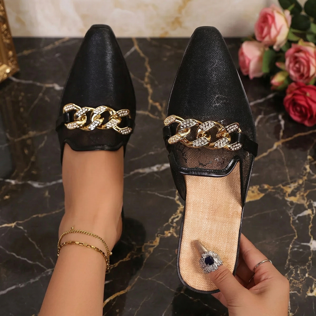 Siena Chain Monroe Mules