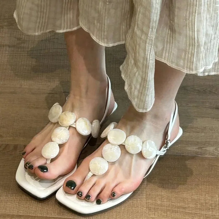 Fashionable women's flat sandals elegant women's shoes casual women's sandals 196