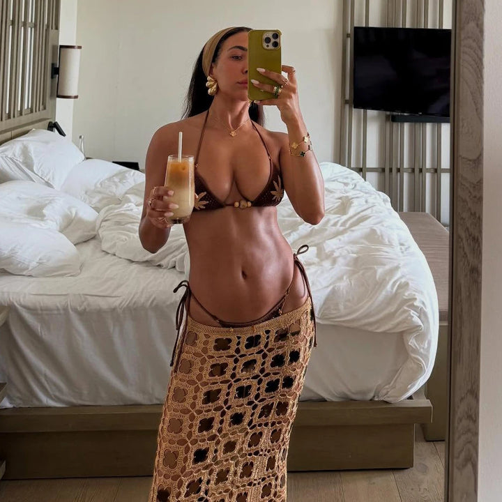 Island Palm Bikini Set
