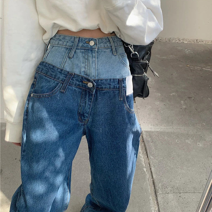 Layered Denim Illusion