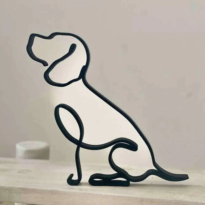 Beagle Line Sculpture