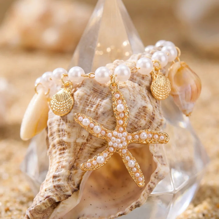 Marisol Pearl Starfish Braclet
