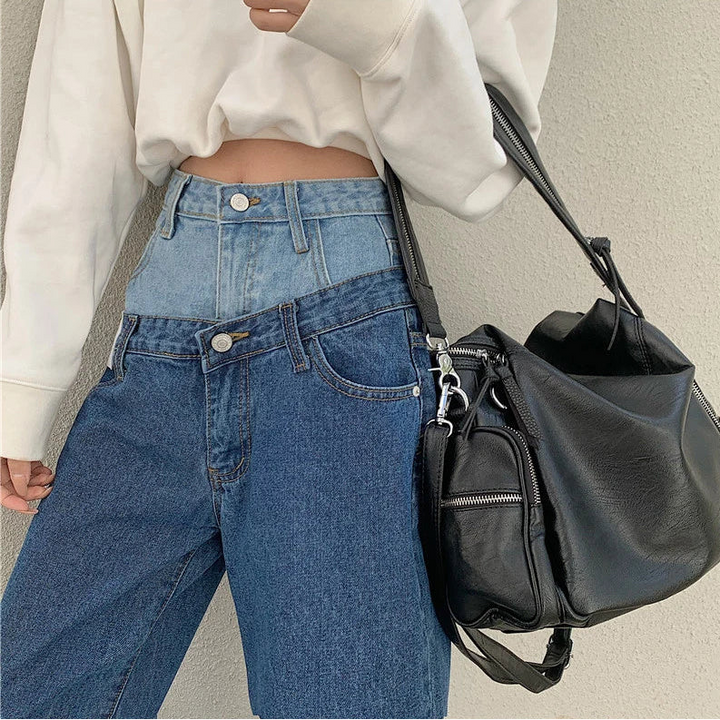 Layered Denim Illusion
