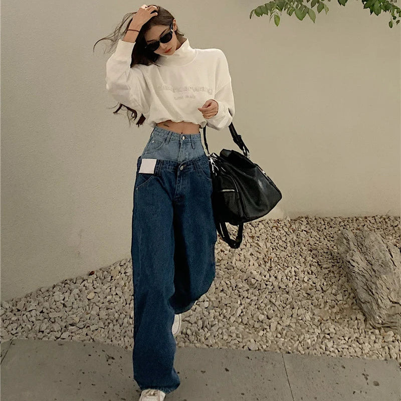 Layered Denim Illusion