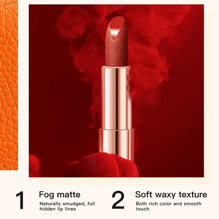 Matte Lipstick with Chain Bag Set, Non-Fading, Non-Stick Cup Long-Lasting Velvet Finish, Smooth Matte Lip Color Waterproof