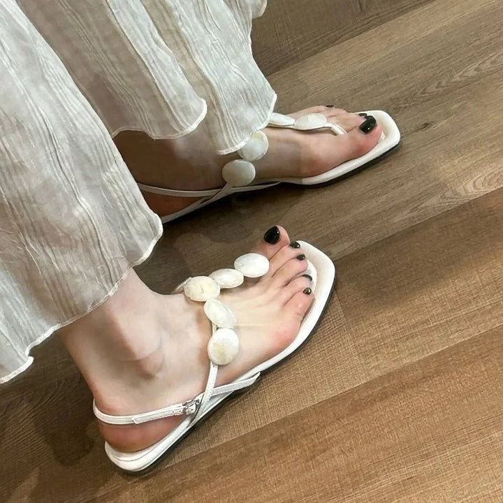 Fashionable women's flat sandals elegant women's shoes casual women's sandals 196
