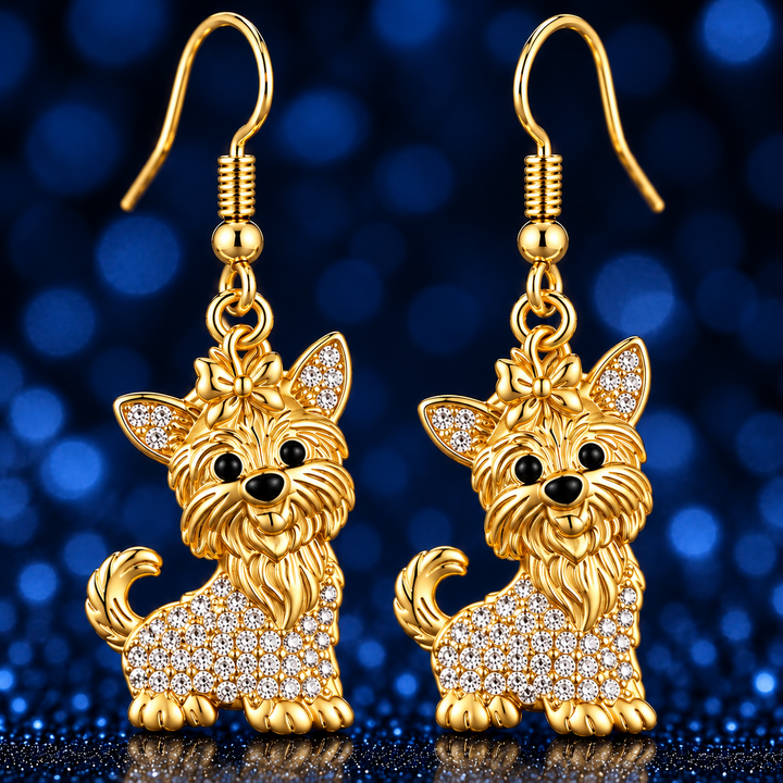 Rosie Yorkie Earrings
