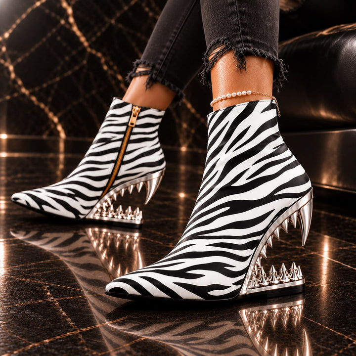 Soho Fang Heel Boots