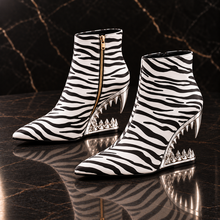 Soho Fang Heel Boots