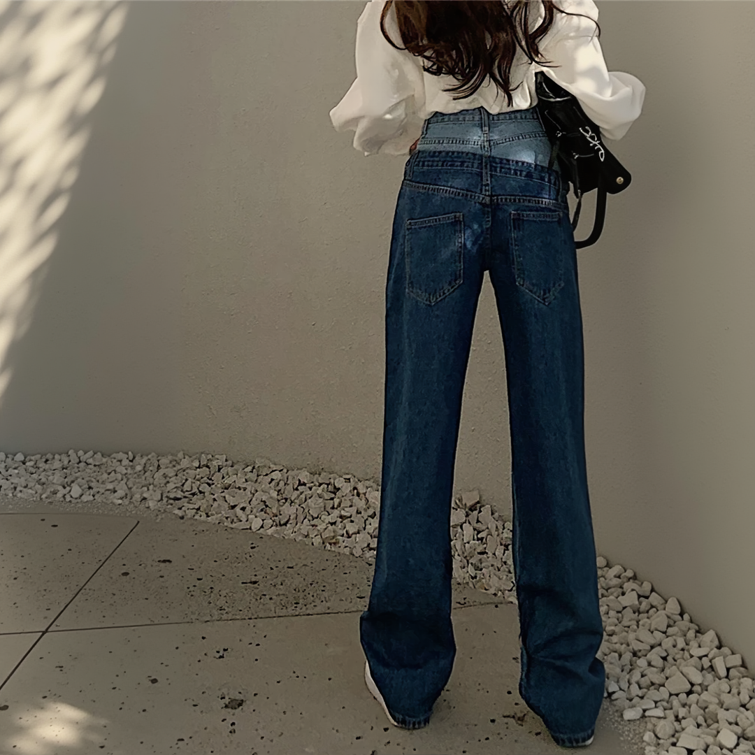 Layered Denim Illusion