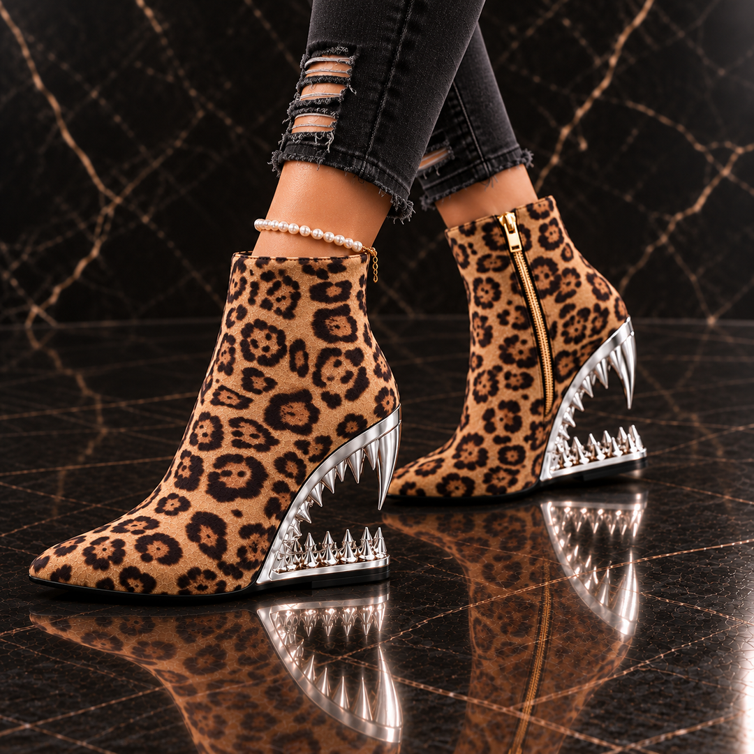Soho Fang Heel Boots