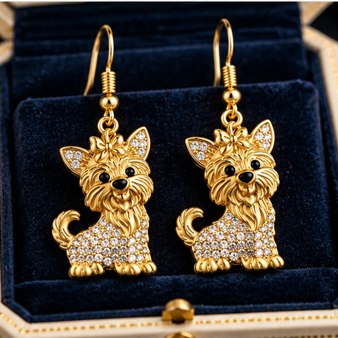 Rosie Yorkie Earrings