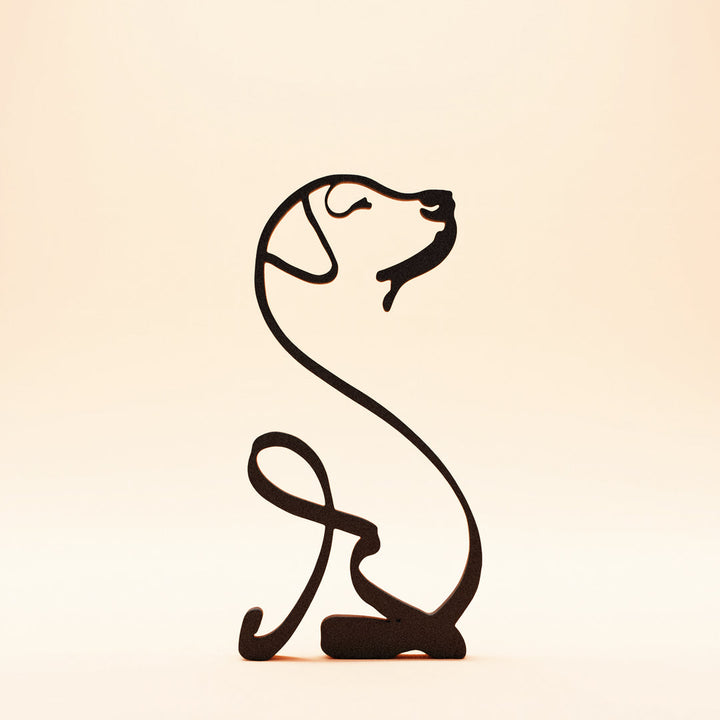 Labrador Line Sculpture