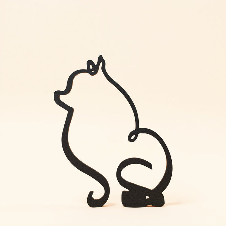 Pomeranian Line Sculpture